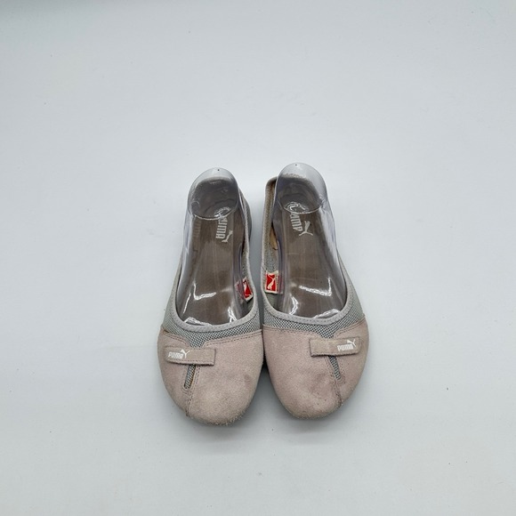 Puma Sabadella Ballerina Flats Suede Mesh Womens 9.5 Purple Pink Gray Gorpcore - Picture 8 of 13